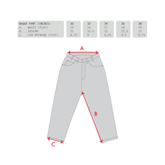 Baggy Pant  [Grey Washed]