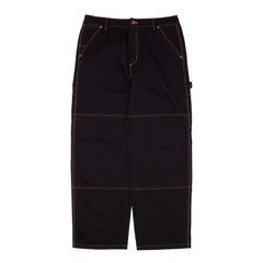Carpenter Pant  [Black W/ Gold Stitching]