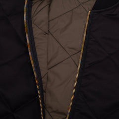 Quilted Mechanic Jacket  [Black]