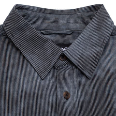 Short Sleeve Button Down  [Over Dyed w/ Bleach Spots]