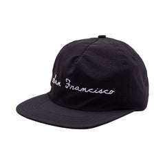 Cursive SF Hat [Black]