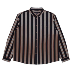 Long Sleeve Button Down [Black Stripe]