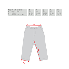 Trouser Pant [Light Blue Wash]